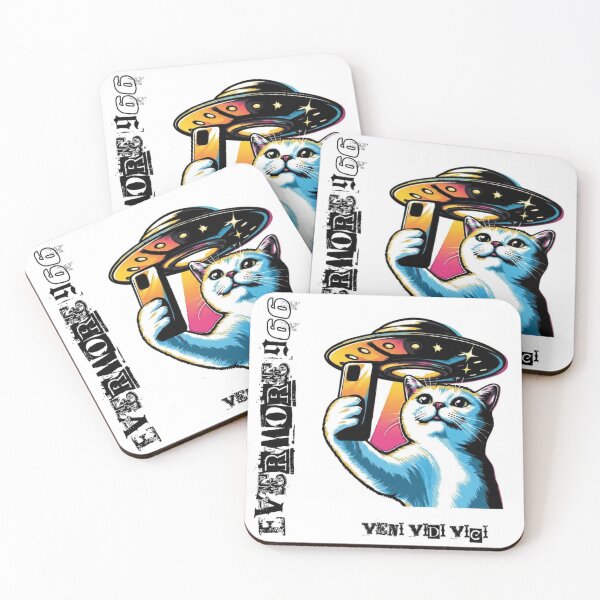 Item preview, EVERMORE966 MEOW SELFIE- UFO's, SAUCER BEAM, VENIVIDIVICI designed and sold by V3GFX.