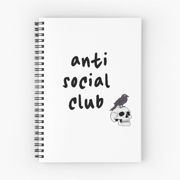 Item preview, Anti Social Club Skull & Raven designed and sold by petalandarmour.