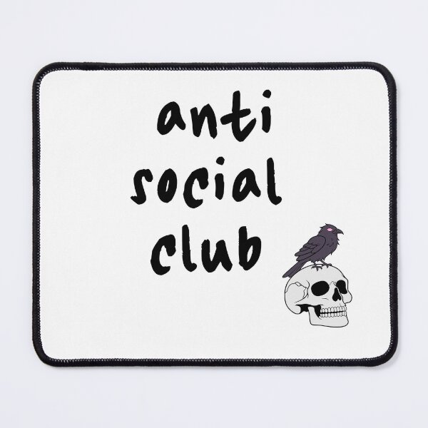Item preview, Anti Social Club Skull & Raven designed and sold by petalandarmour.