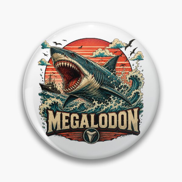 Item preview, Prehistoric Megalodon Shark Vintage Sea Creature designed and sold by JonelleTshirts.
