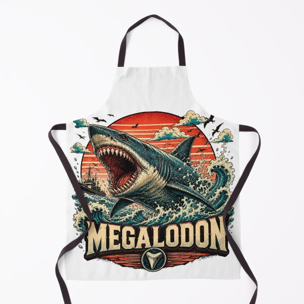 Item preview, Prehistoric Megalodon Shark Vintage Sea Creature designed and sold by JonelleTshirts.