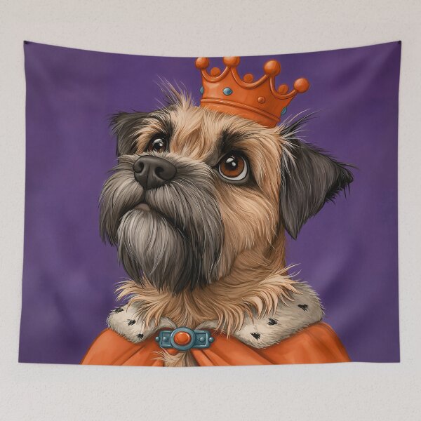 Item preview, Boston Terrier King Portrait designed and sold by prettykaler.