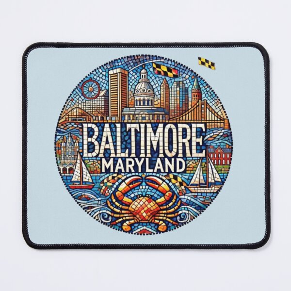 Item preview, Baltimore Maryland Crab Chesapeake Bay designed and sold by SalterDesigns.