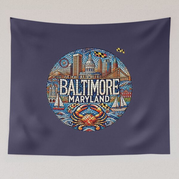 Item preview, Baltimore Maryland Crab Chesapeake Bay  designed and sold by SalterDesigns.