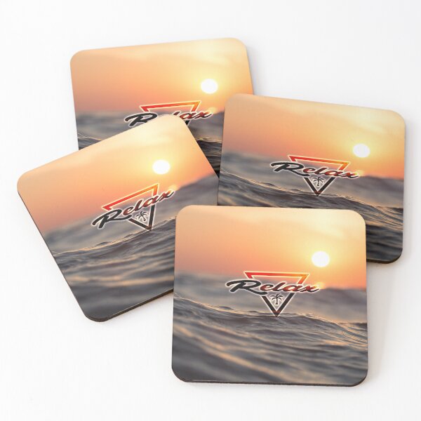 Item preview, Relax at Sunset – Beach and Sea Lifestyle | Chill and Tropical Design designed and sold by rubenarocho.