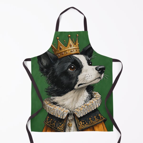 Item preview, Border Collie King Portrait designed and sold by prettykaler.