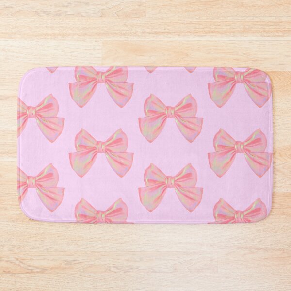 Item preview, Cute Pink Bow Butterfly Pattern Kawaii Aesthetic Design designed and sold by Rawafi Art Studio.