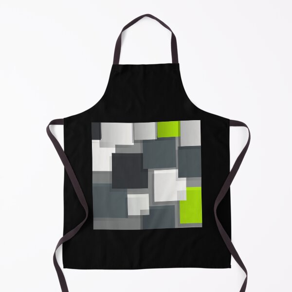 Item preview, Architectural-Style Sleek Gray And Lime Green Geometric designed and sold by DEC02.