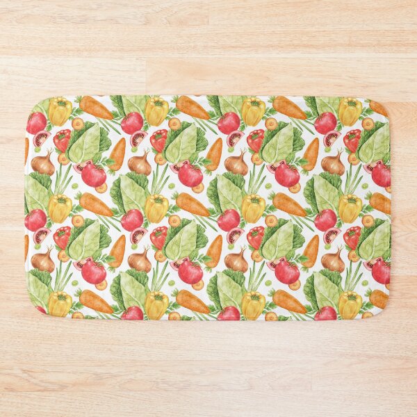 Item preview, Watercolor Vegetable Seamless Pattern designed and sold by eves_aquadreams.