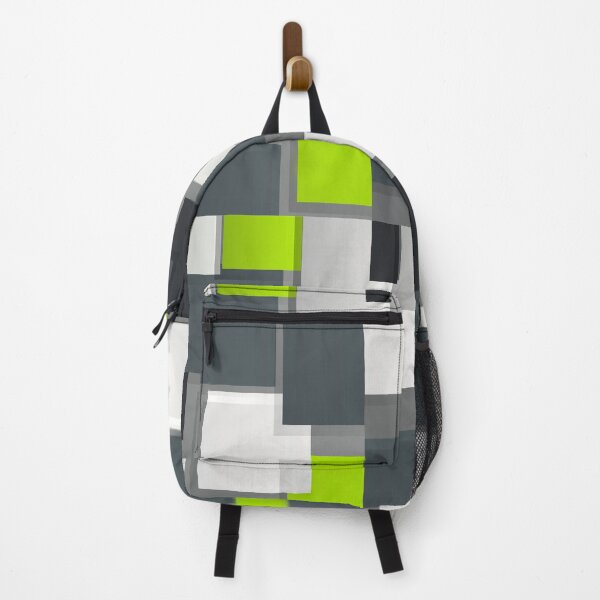 Item preview, Architectural-Style Sleek Gray And Lime Green Geometric designed and sold by DEC02.