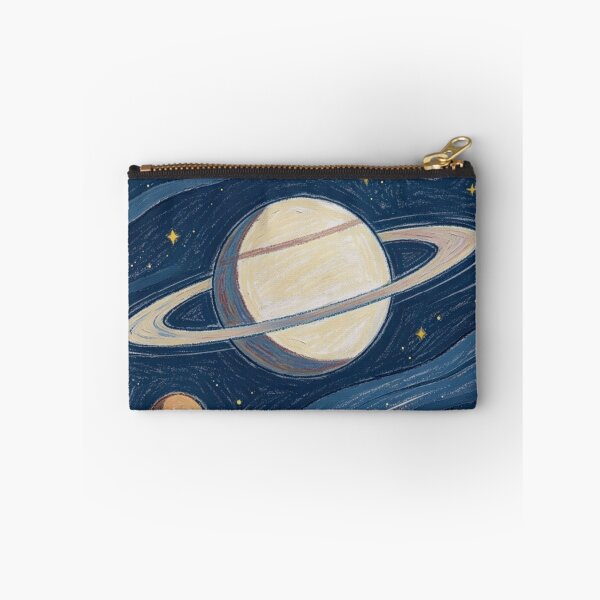Item preview, Space Art - Dark Atmosphere & Yellow Stars Oil Pastel designed and sold by TeyArtWork.
