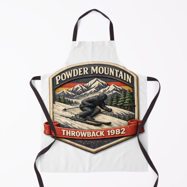 Item preview, Powder Mountain Throwback Ski 1982 designed and sold by Dresut.
