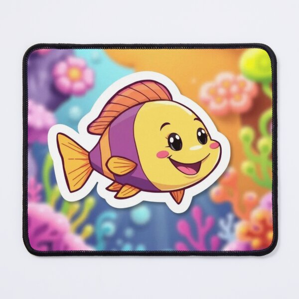 Item preview, A cute little smiley fish designed and sold by omg-designs.