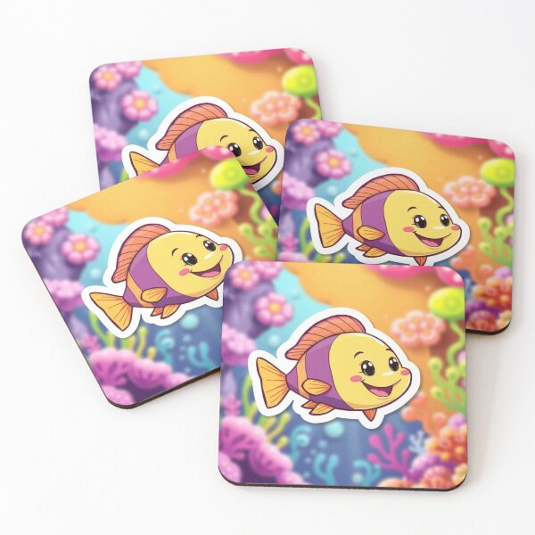 Item preview, A cute little smiley fish designed and sold by omg-designs.