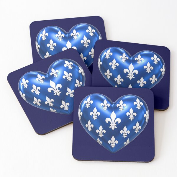 Item preview, Quebec Heart fleur de lys  designed and sold by FatBirdie.