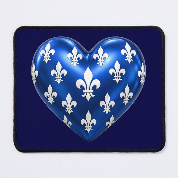 Item preview, Quebec Heart fleur de lys designed and sold by FatBirdie.