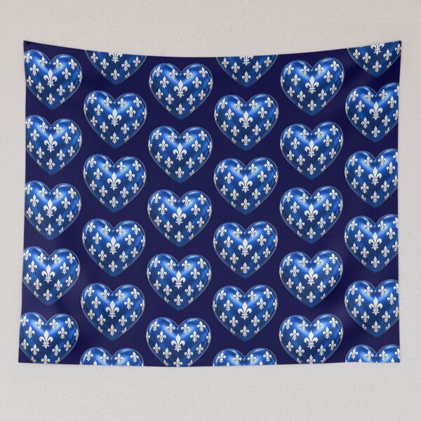 Item preview, Quebec Heart fleur de lys  designed and sold by FatBirdie.