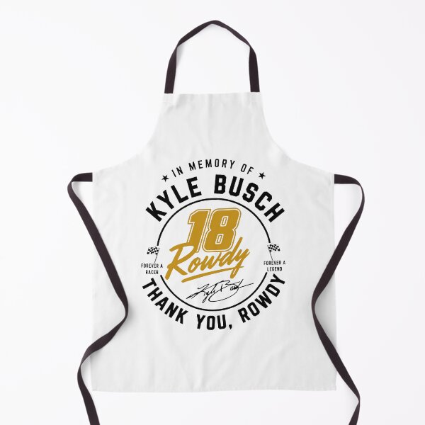 Item preview, In memory of Kyle Busch 18 Rowdy thank you Rowdy signature designed and sold by VortexdagoArt.