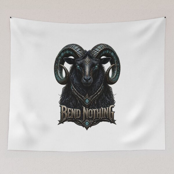 Item preview, Bend Nothing Celestial Ram designed and sold by SurajDesigns.