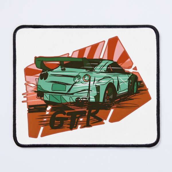 Item preview, JDM GT Tuner Rear View Hoodie – Neon Sunset Drift Graphic designed and sold by Law7aty.