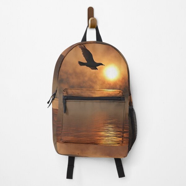 Item preview, Golden Sunset Seagull Silhouette designed and sold by Amr Siam.