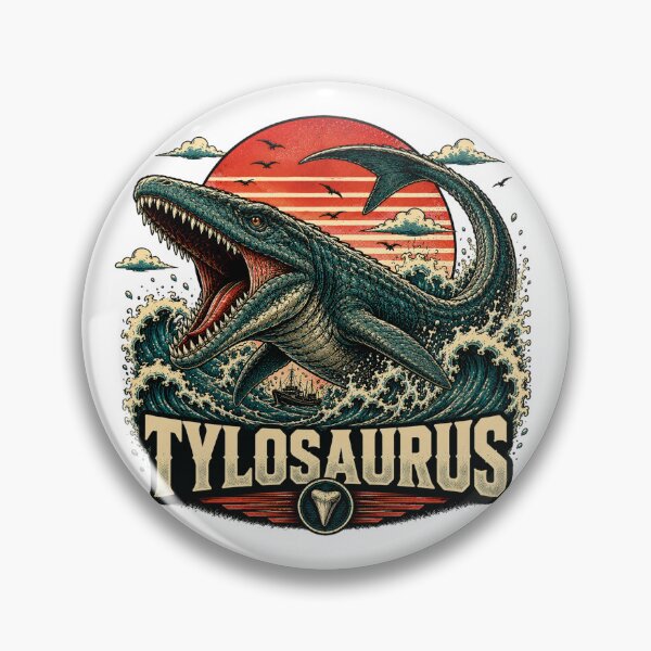 Item preview, Tylosaurus Prehistoric Marine Reptile Retro Vintage designed and sold by JonelleTshirts.