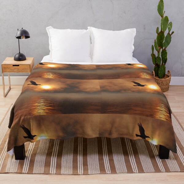 Item preview, Golden Sunset Seagull Silhouette designed and sold by Amr Siam.