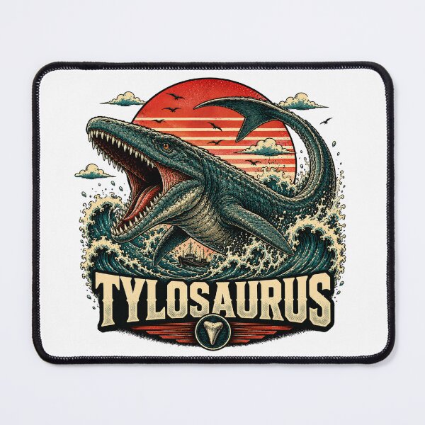 Item preview, Tylosaurus Prehistoric Marine Reptile Retro Vintage designed and sold by JonelleTshirts.