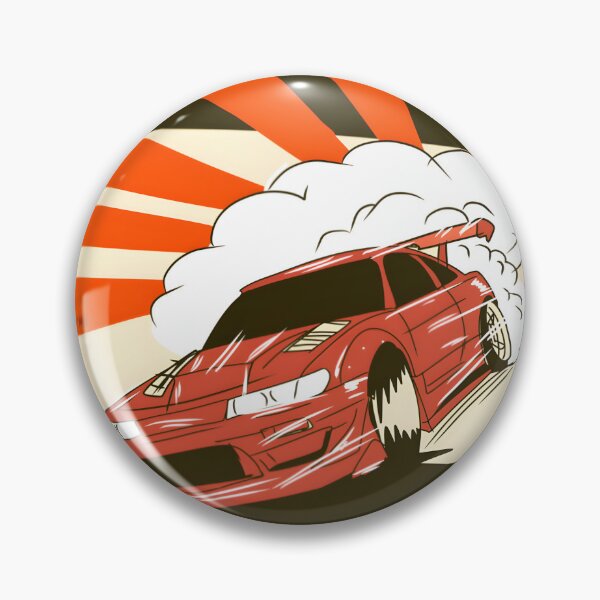 Item preview, Red Drift Legend T-Shirt – Japanese Sunburst Sticker Style designed and sold by Law7aty.