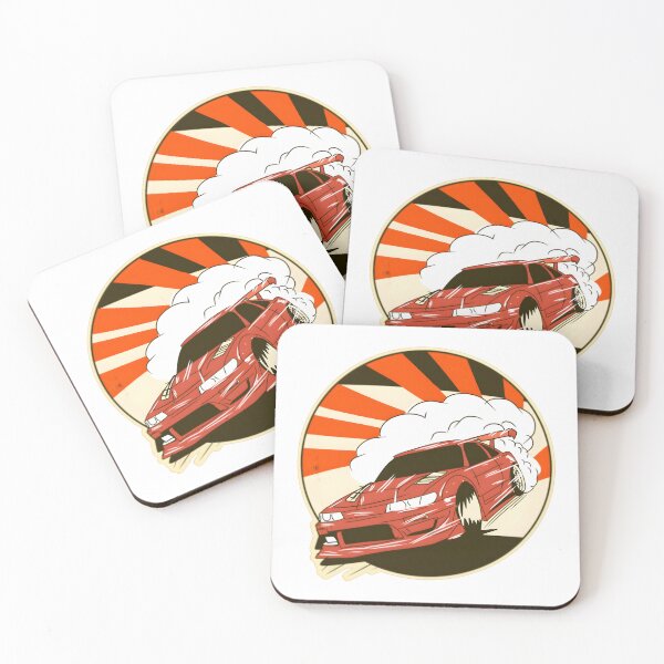 Item preview, Red Drift Legend T-Shirt – Japanese Sunburst Sticker Style designed and sold by Law7aty.