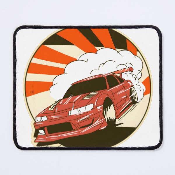 Item preview, Red Drift Legend T-Shirt – Japanese Sunburst Sticker Style designed and sold by Law7aty.