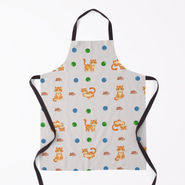 Item preview, Cute Orange Tabby Cat with Mouse Toys seamless pattern designed and sold by Surya Design Studio.