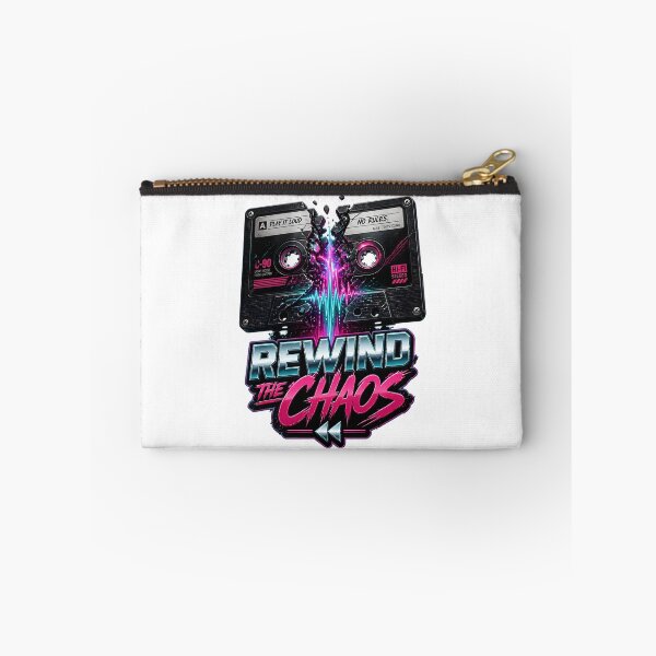 Item preview, Rewind The Chaos Retro Cassette designed and sold by SurajDesigns.