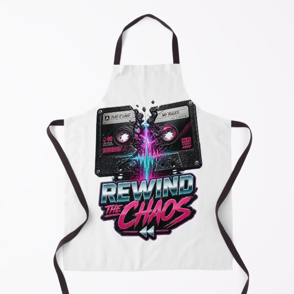 Item preview, Rewind The Chaos Retro Cassette designed and sold by SurajDesigns.