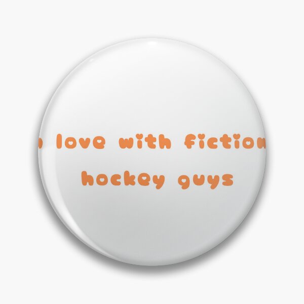 Item preview, OFF CAMPUSIn Love With Fictional Hockey Guys – Cute Heart Font Book Lover Design ORANGE designed and sold by gabbycore.