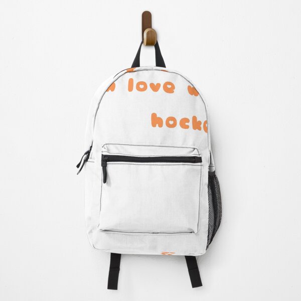 Item preview, OFF CAMPUSIn Love With Fictional Hockey Guys – Cute Heart Font Book Lover Design ORANGE designed and sold by gabbycore.