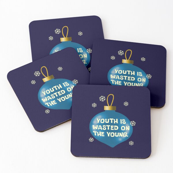 Item preview, Youth Is Wasted Ornament designed and sold by Normbot2000.