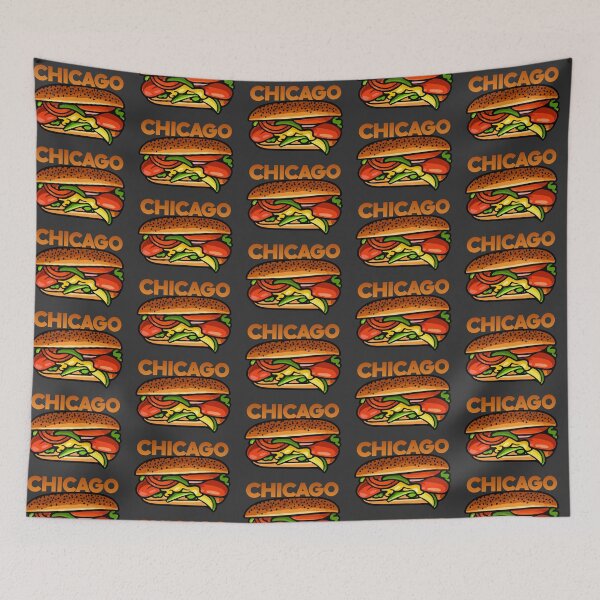 Item preview, Chicago Hot Dog designed and sold by DalePrestonArt.