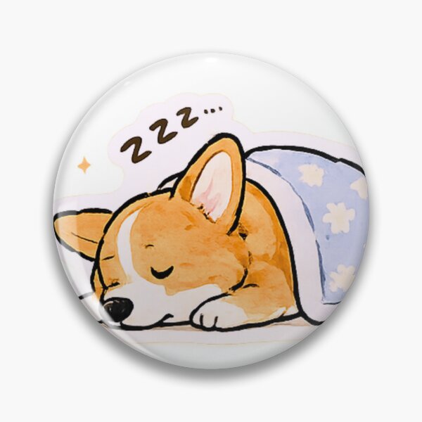 Artikelvorschau, Schlafender Corgi unter der Decke – Aufkleber mit süßem, gemütlichem Welpen, Gute-Nacht-Hundemotiv, Geschenkidee für Pembroke Welsh Corgis, Aufkleber für Selbstfürsorge, Wave Time entworfen und verkauft von Wave time.