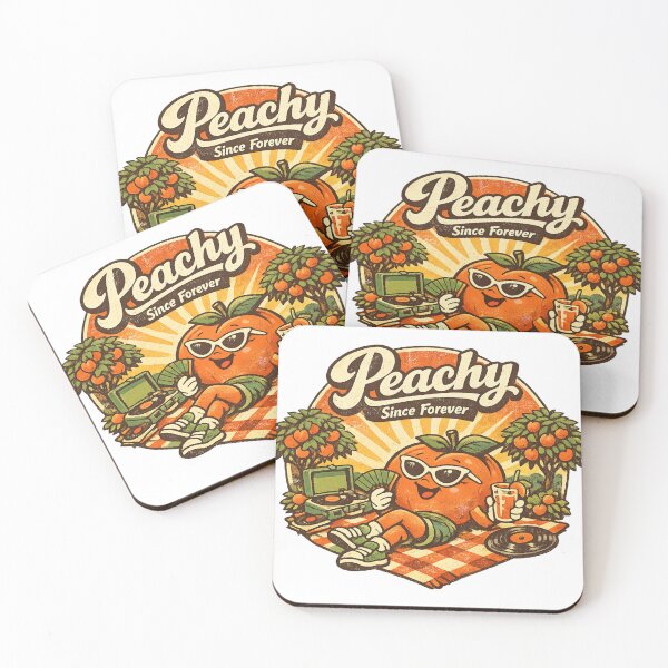 Item preview, Peachy Since Forever Retro Picnic Vibes designed and sold by Dresut.
