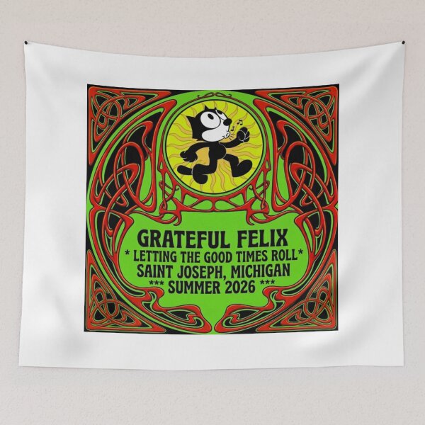 Item preview, GRATEFUL FELIX AGAIN- LETTING THE GOOD TIMES ROLL, SUMMER2026 SAINT JOSEPH, MICHIGAN U.S.A. designed and sold by V3GFX.