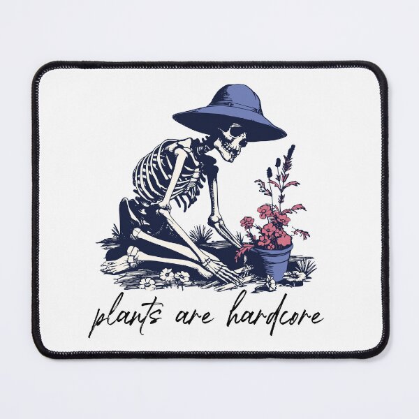 Item preview, Plants are Hardcore Skeleton Plant Lover designed and sold by petalandarmour.