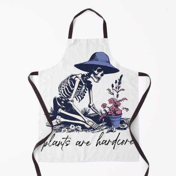 Item preview, Plants are Hardcore Skeleton Plant Lover designed and sold by petalandarmour.