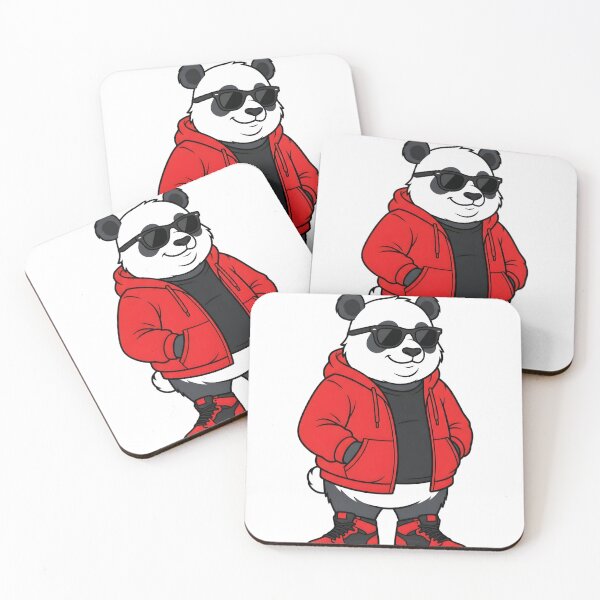 Item preview, Cool Panda Streetwear Graphic Hoodie Aesthetic Design designed and sold by VibeFusionX.