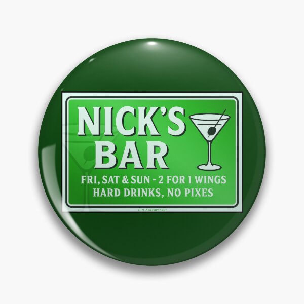 Item preview, Nick's Bar Green designed and sold by Normbot2000.