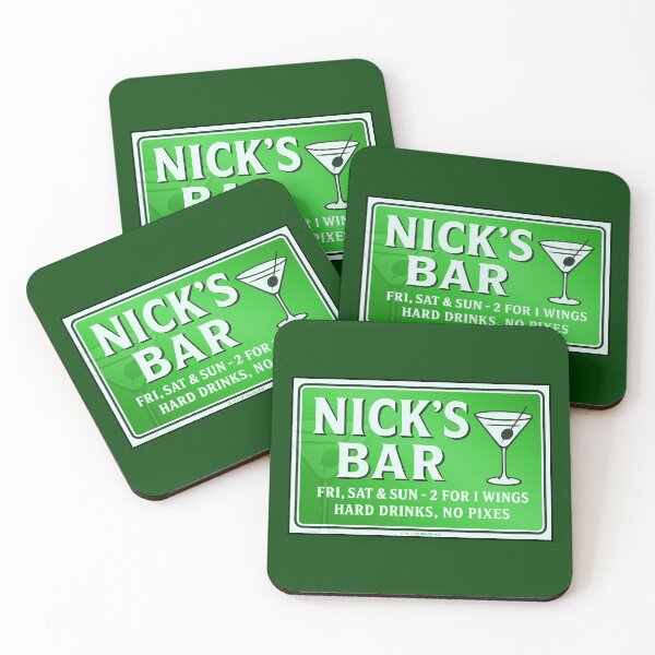 Item preview, Nick's Bar Green designed and sold by Normbot2000.