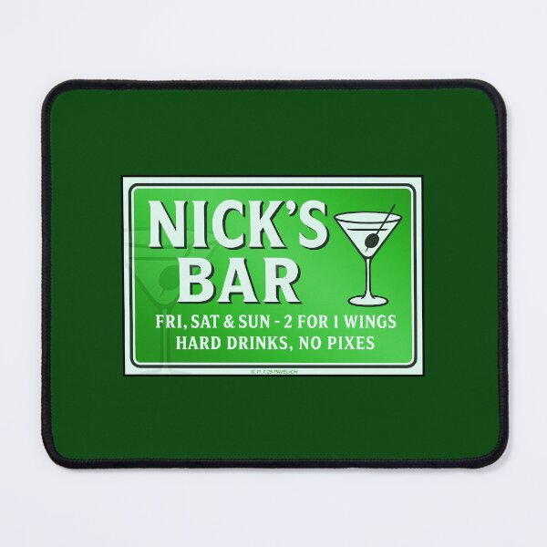 Item preview, Nick's Bar Green designed and sold by Normbot2000.