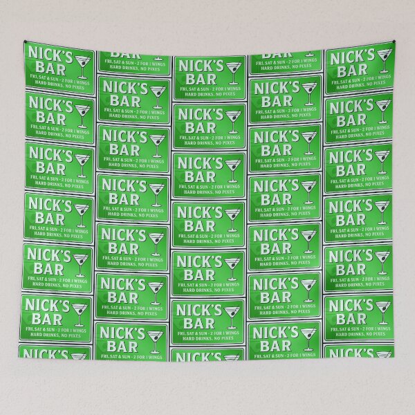 Item preview, Nick's Bar Green designed and sold by Normbot2000.
