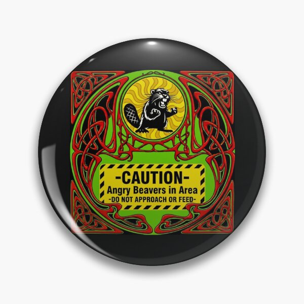 Item preview, CAUTION- ANGRY BEAVERS - SUMMER-2026, SUNSHINE BEAVERS, SAINT JOSEPH, MICHIGAN U.S.A. designed and sold by V3GFX.