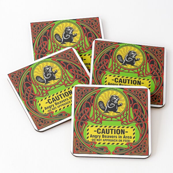 Item preview, CAUTION- ANGRY BEAVERS - SUMMER-2026, SUNSHINE BEAVERS, SAINT JOSEPH, MICHIGAN U.S.A. designed and sold by V3GFX.